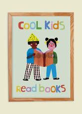 Pôster Infantil - Cool Kids Read Books